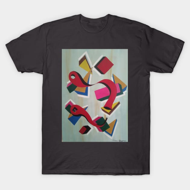 SNAKES AND SHAPES T-Shirt by kevcol1000